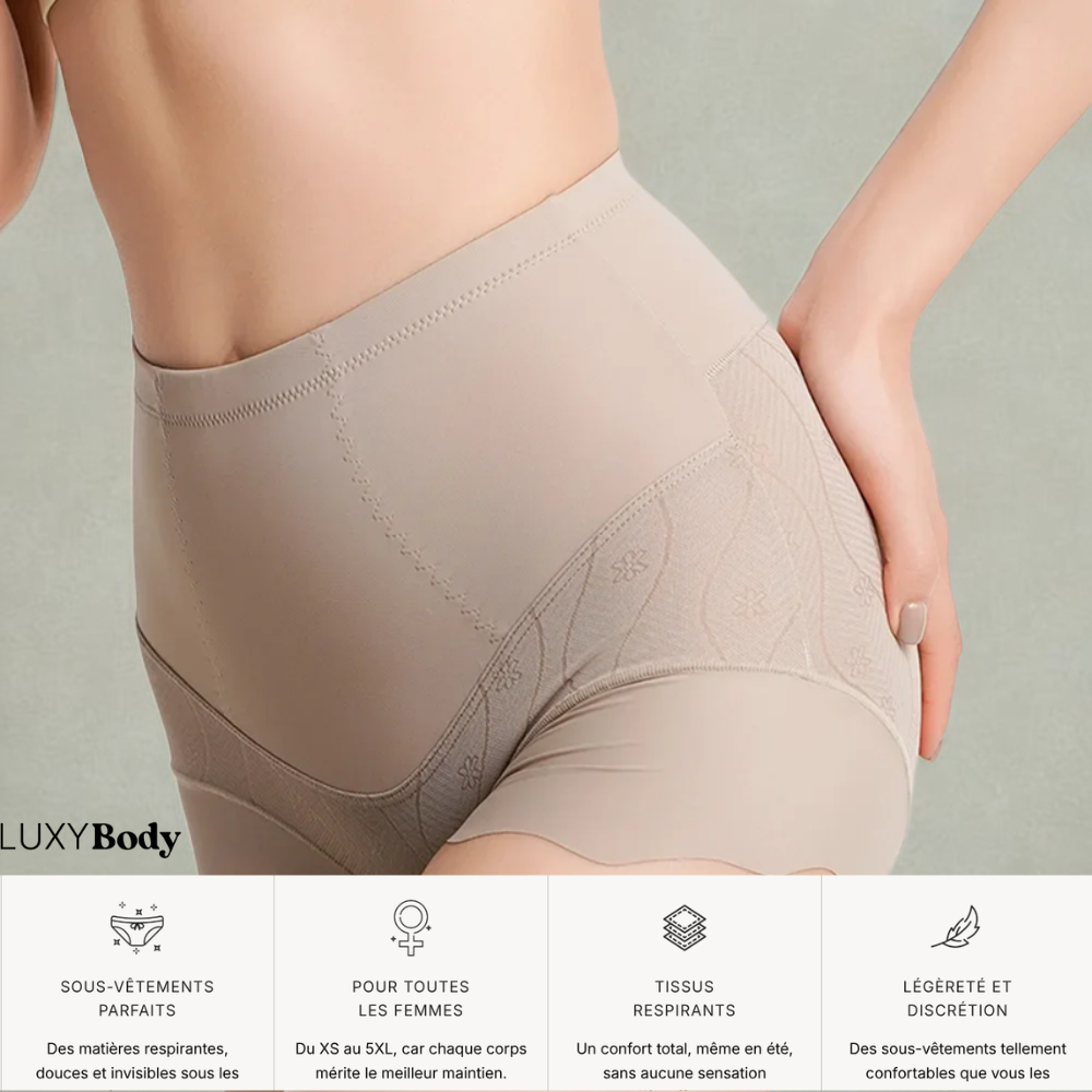 Culotte slim taille haute